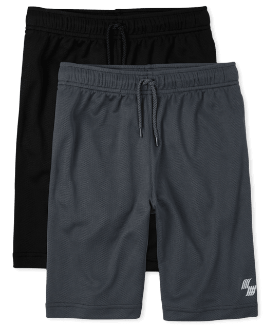 Boys' Athletic Mesh Basketball Shorts (pack of 2)