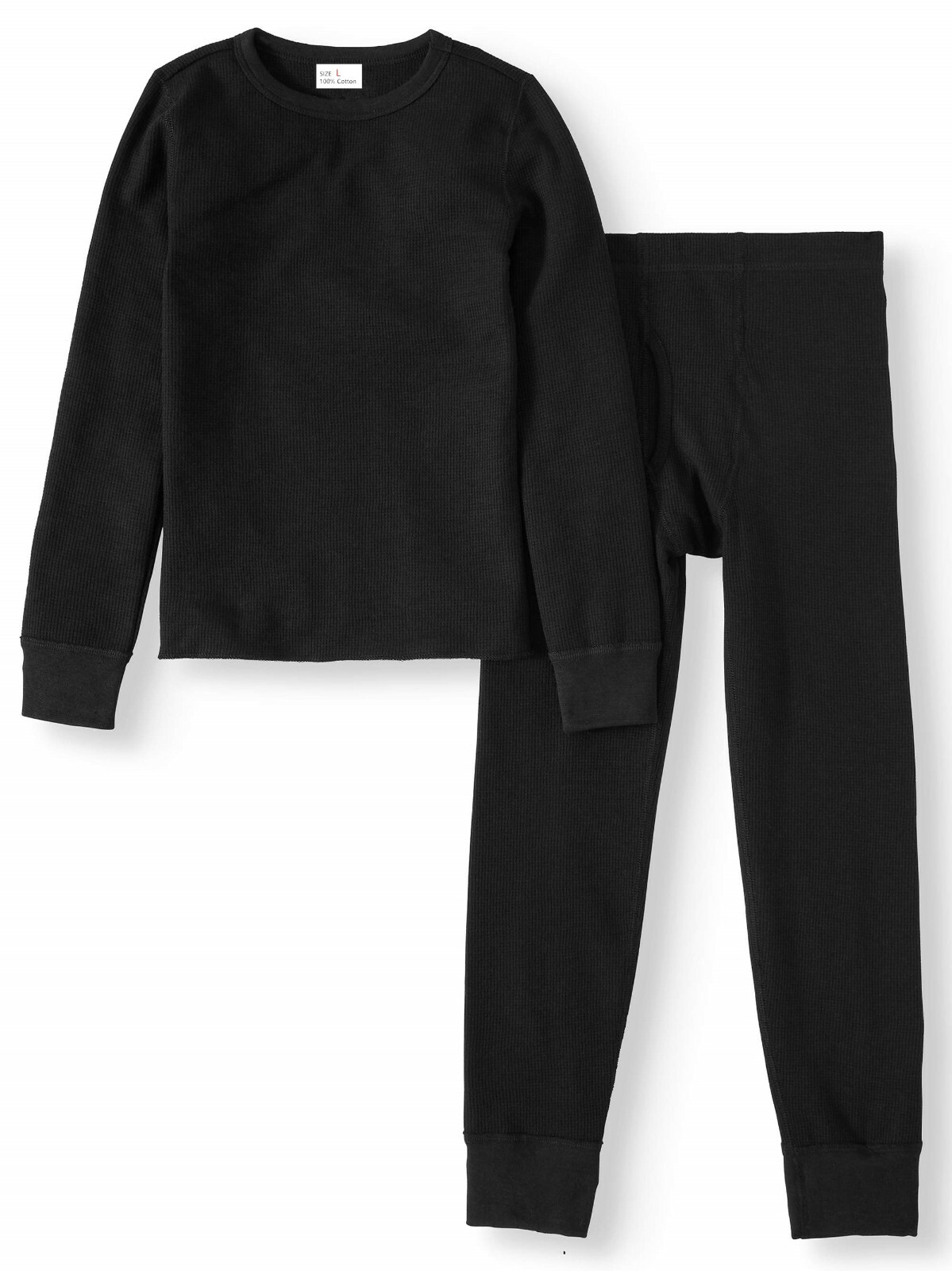 Boys' Thermal Waffle Knit Base Layer