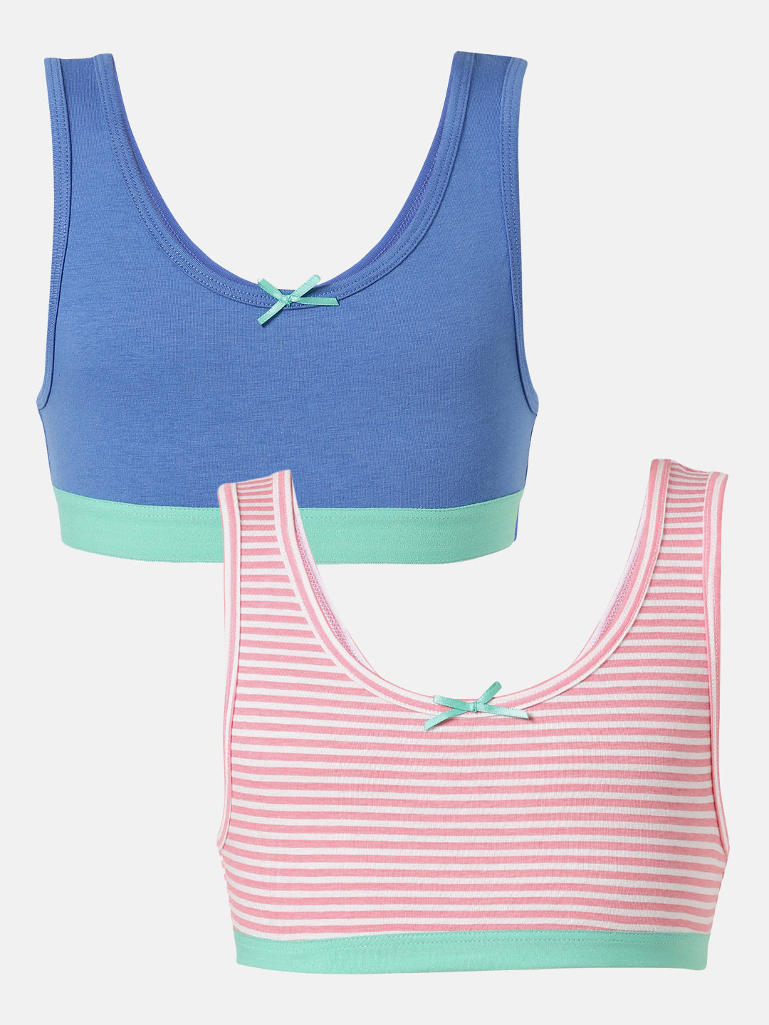 Girls' Cotton Training Bra (Pack of 2)